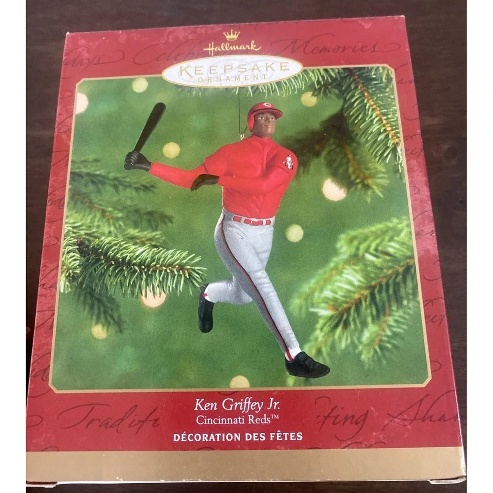 Ken Griffey Jr NEW Hallmark 2000 Cincinnati Reds‎ Baseball Ornament Hall of Fame